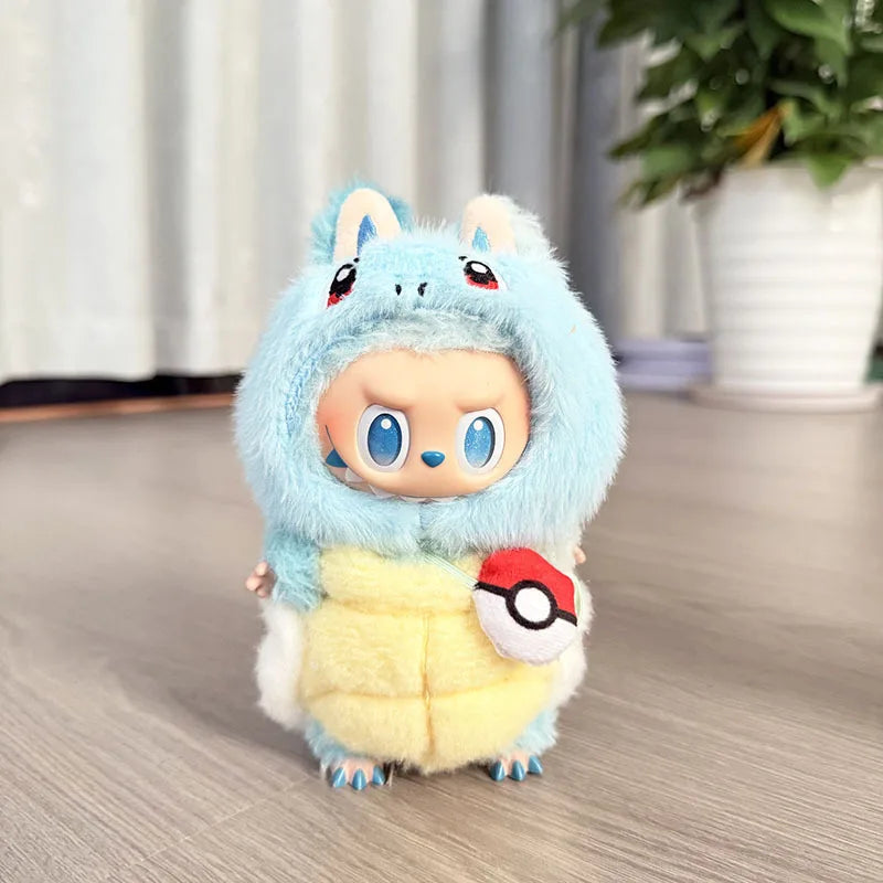 Labubu x Pokémon – Pikachu, Charmander & Squirtle Costumes